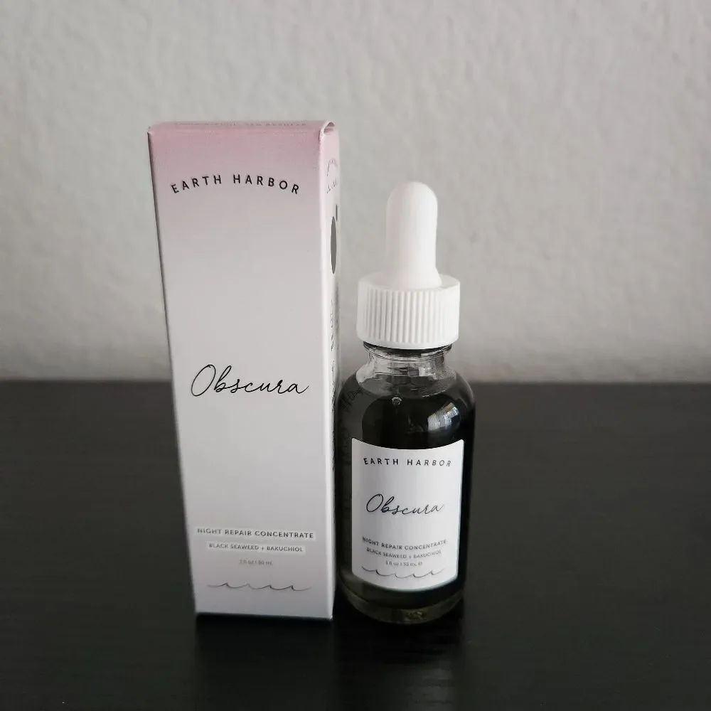 Earth Harbor Obscura Night Repair Concentrate Black Seaweed & Bakuchiol 1.6oz